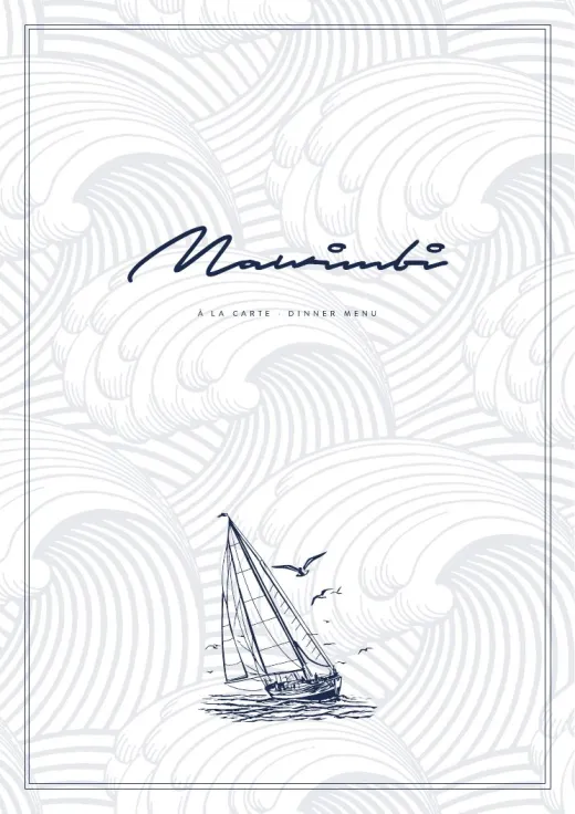 P1 printed menu