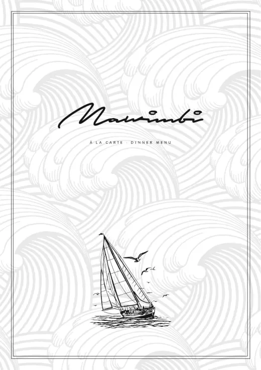 P2 printed menu